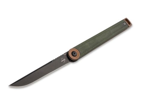 [01BO391] BÖKER PLUS KAIZEN GREEN CANVAS MICARTA