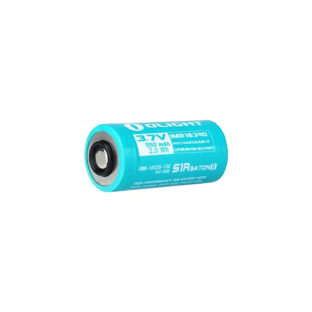 16340 550 mAh IMR Spezialakku für S1R II/Perun mini/Baton 3