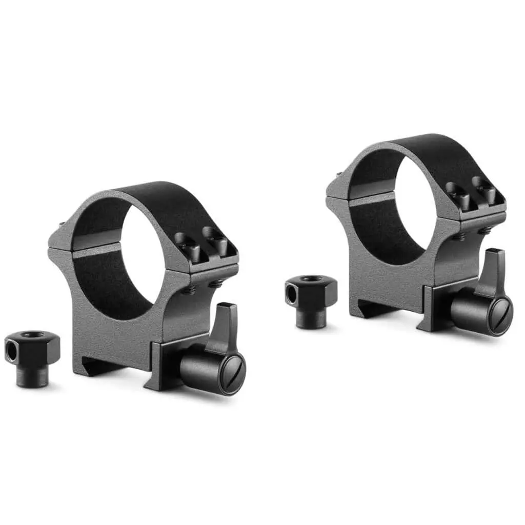 Hawke Profi Montage aus Stahl, Picatinny, 30mm Diameter, medium (Nut & Lever)