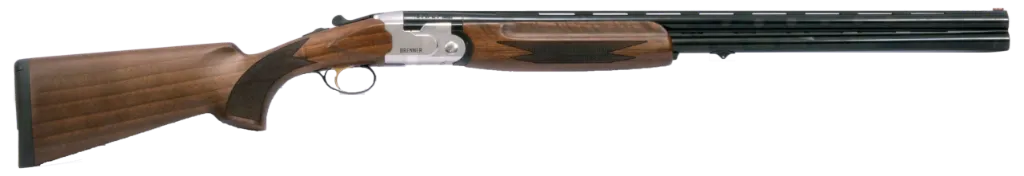 Bockdoppelflinte Brenner BF18 Silver, 12/76, 760mm Lauflänge