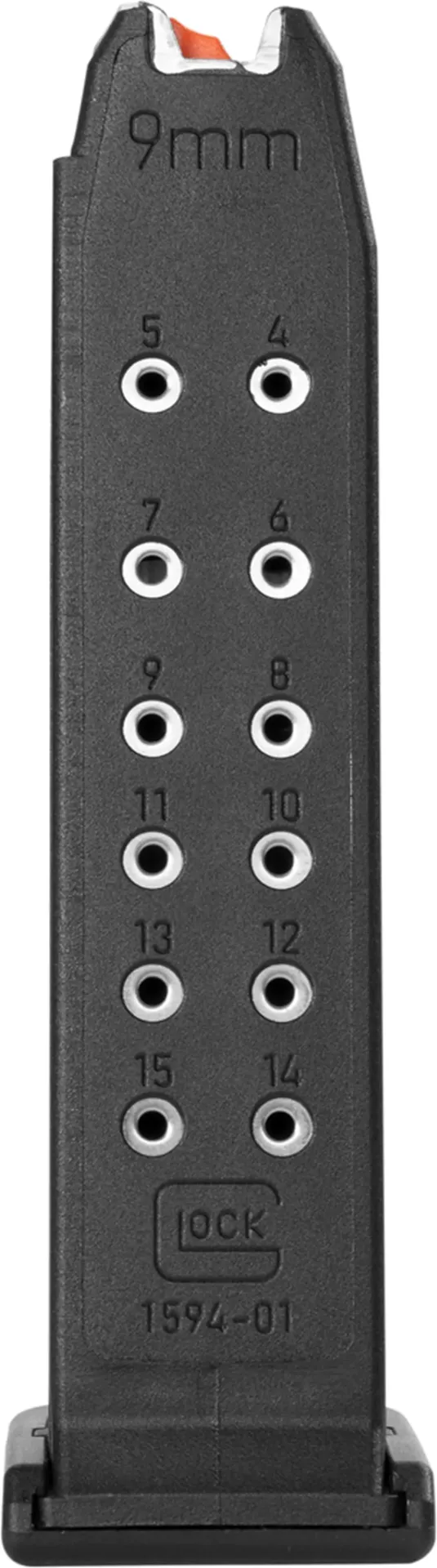 Glock Mod. G19 Gen5 Zub. orange 15 Schuss, Kal.9x19